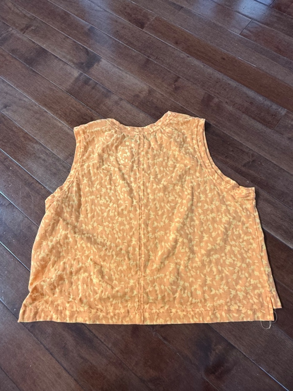 All in Motion Women’s Orange Cheetah Print Cropped Workout Tank, size XXL - Picture 7 of 7